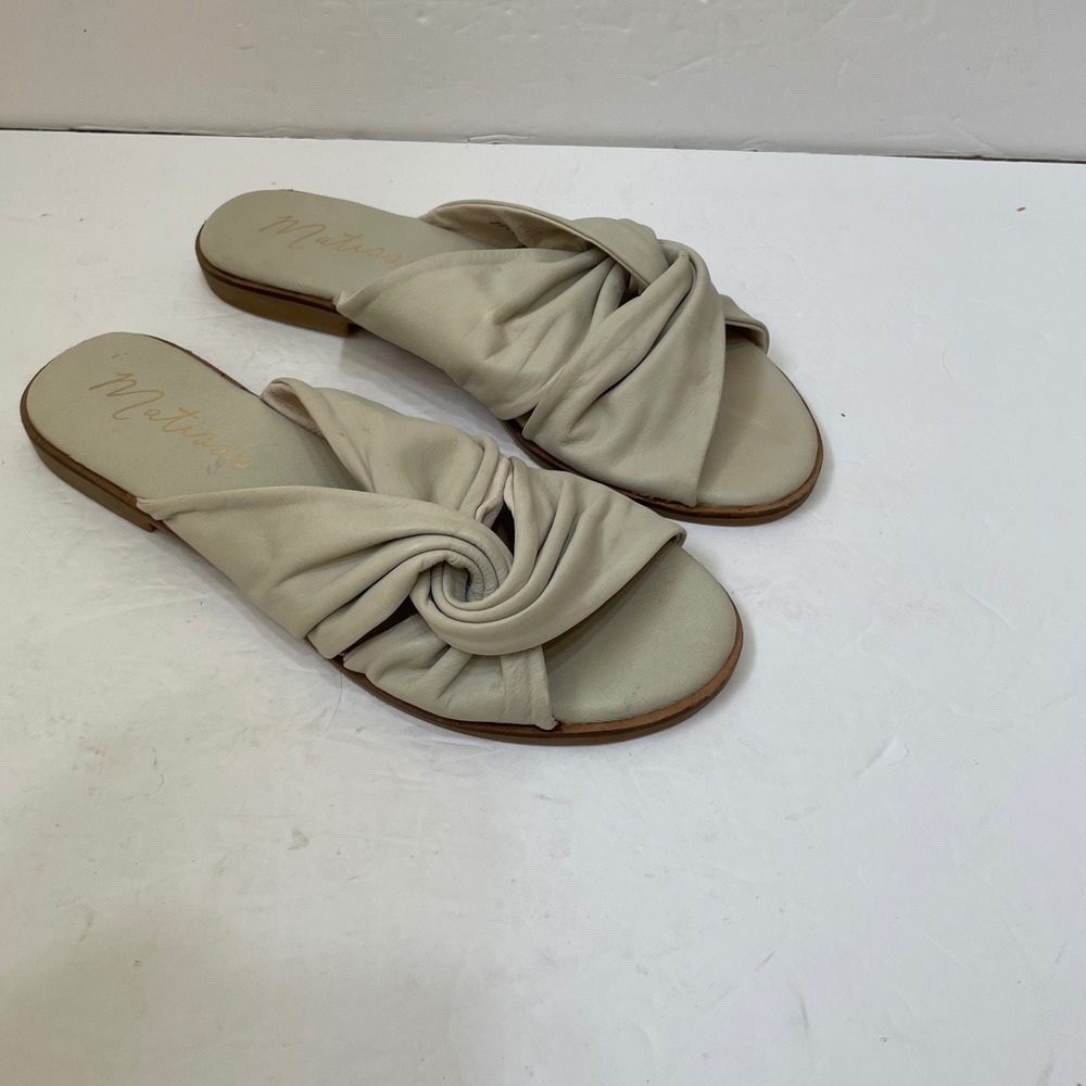 MATISSE RELAX LEATHER SANDALS IN CREAM